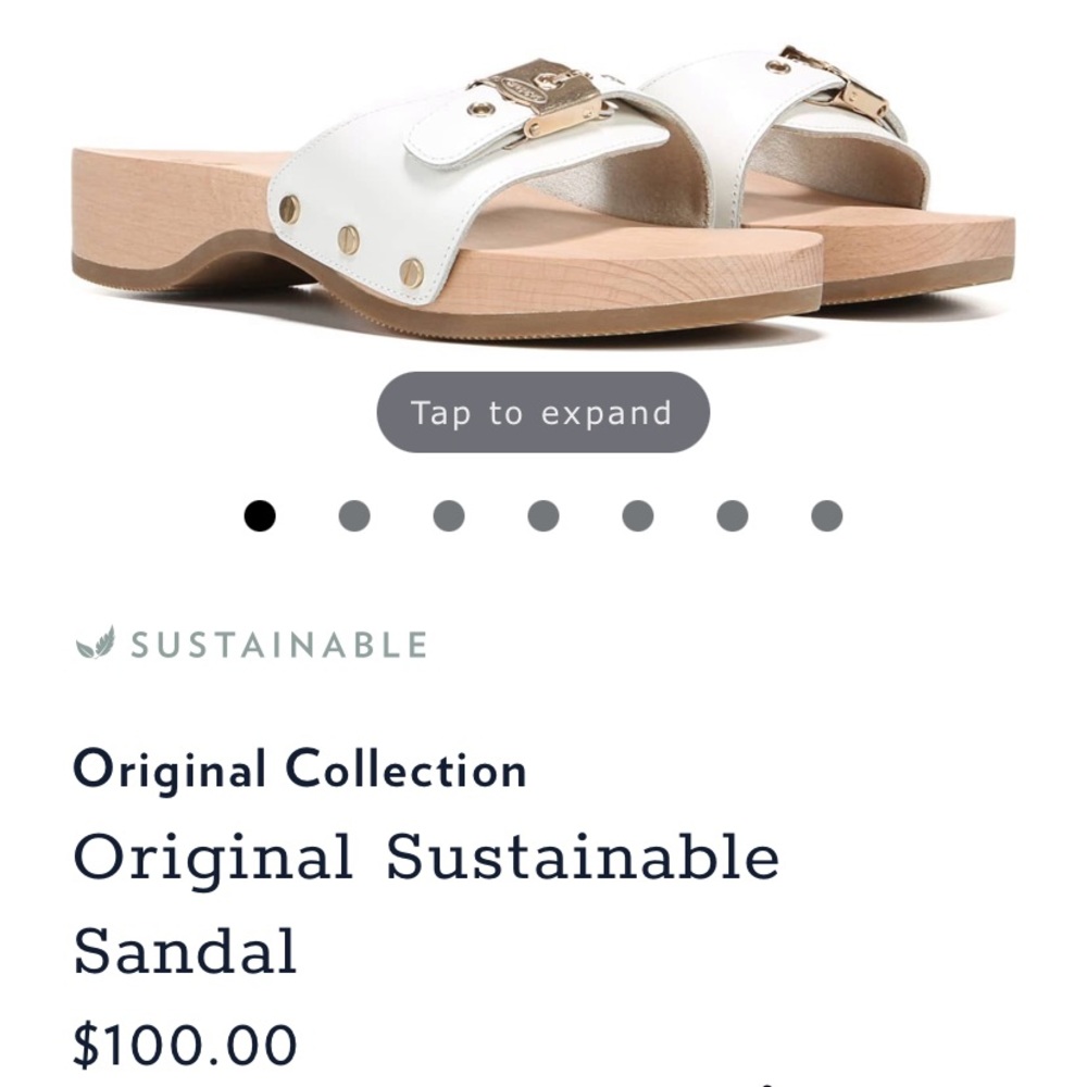 Never worn Original Collection DrScholl’s sandals